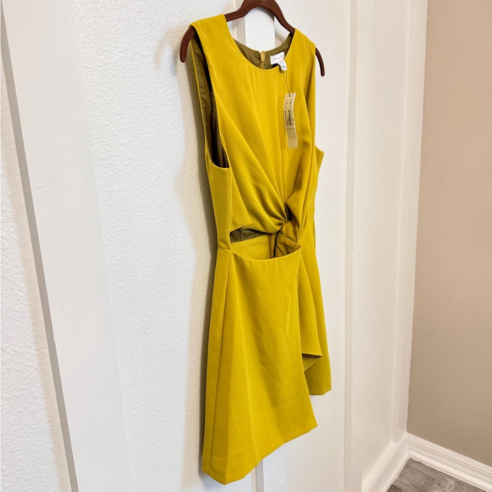 Topshop Yellow Cutout Jumpsuit - Picture 6 of 16